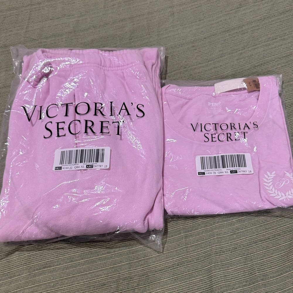 Victoria's Secret Light Pink Pajama Set